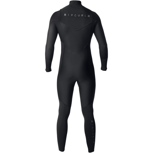 Rip Curl Mens Dawn Patrol Mm Chest Zip Wetsuit Black Wsm Am