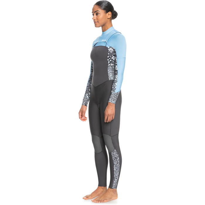 Roxy Womens Swell Series Mm Chest Zip Wetsuit Erjw Jet