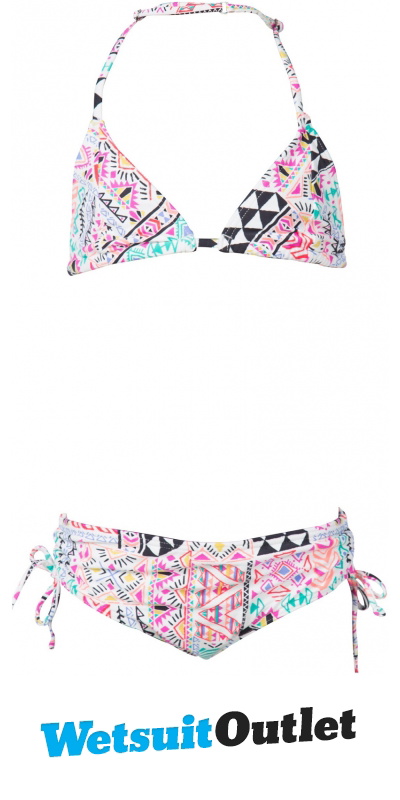 Billabong Girls Efie Triangle Bikini Set MULTI W8SW02 Wetsuit Outlet