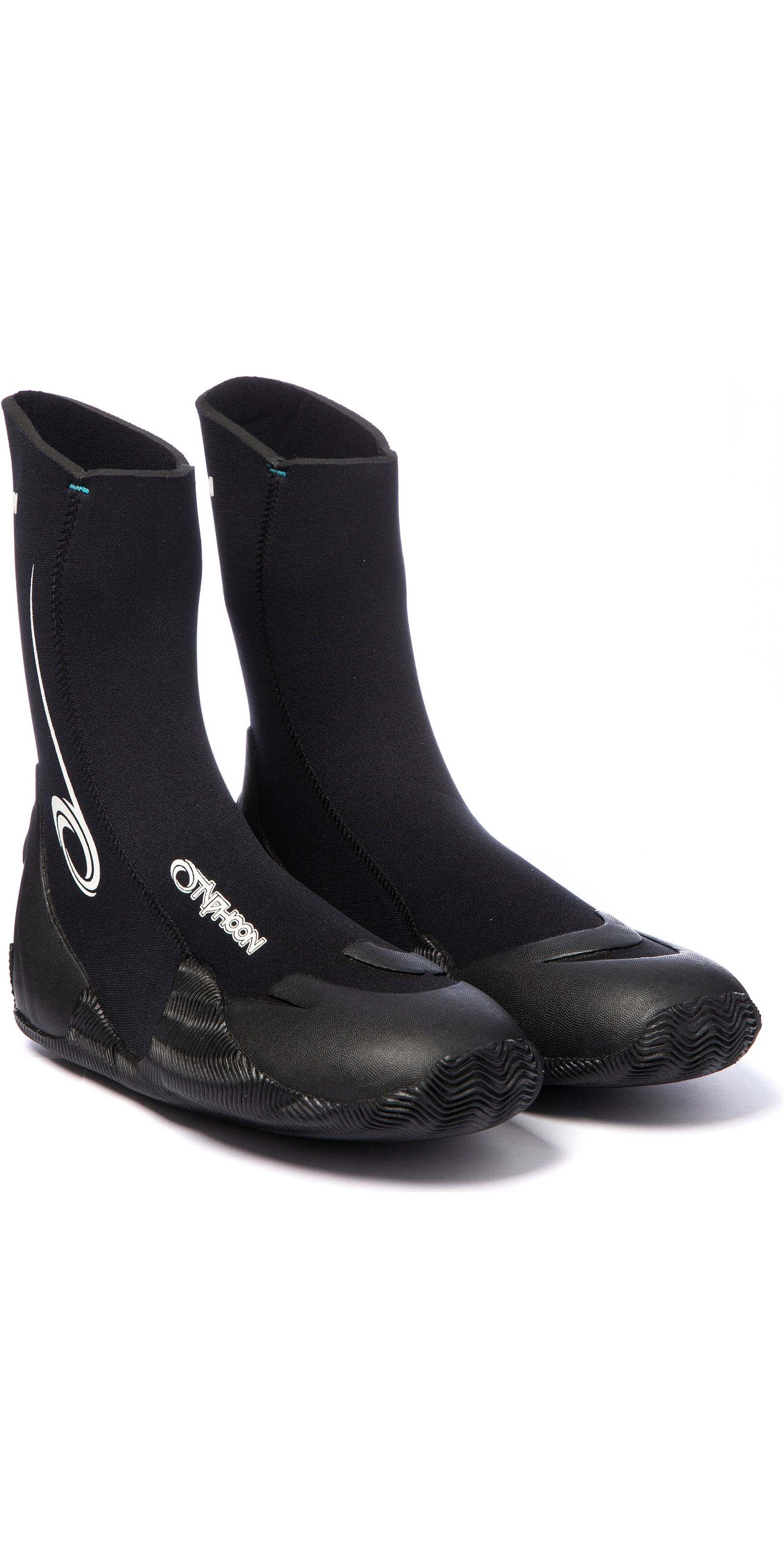 2019 Typhoon Vortex 5mm Round Toe Wetsuit Boots 300320 Black