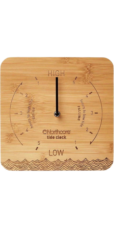 Northcore Horloge De Marée En Bambou Sur Le Bureau Northcore