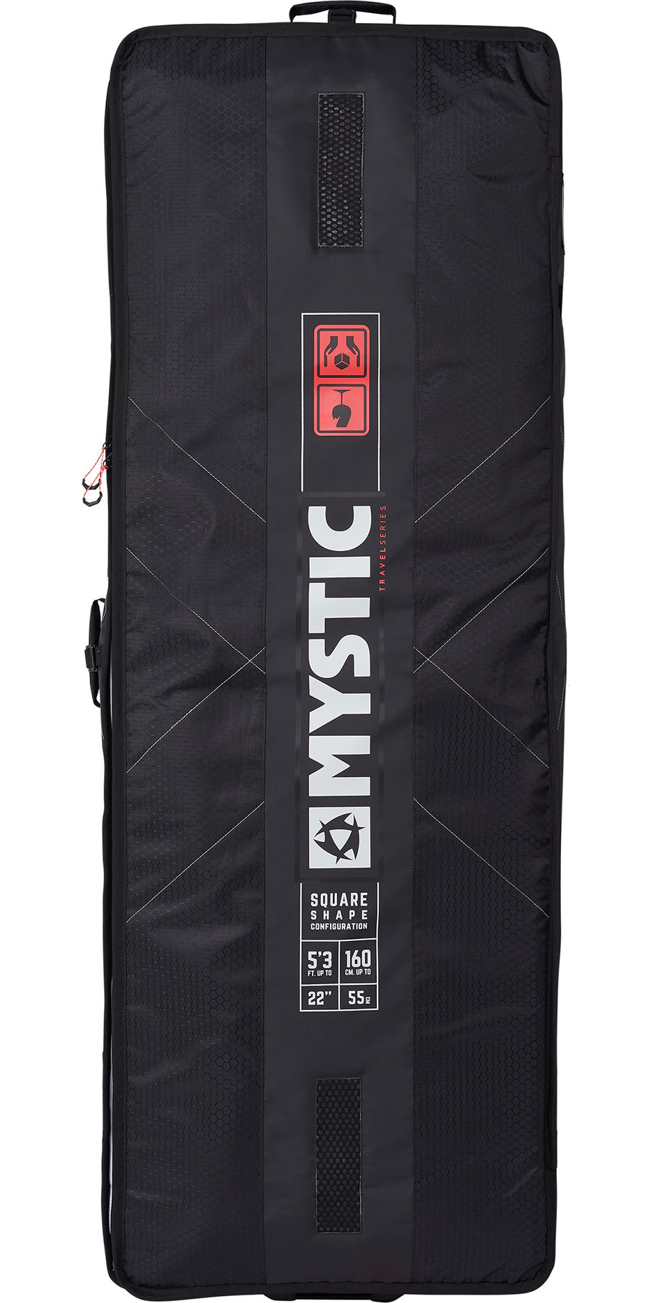 Mystic Kitesurf Matrix Square Boardbag 2019 Black 