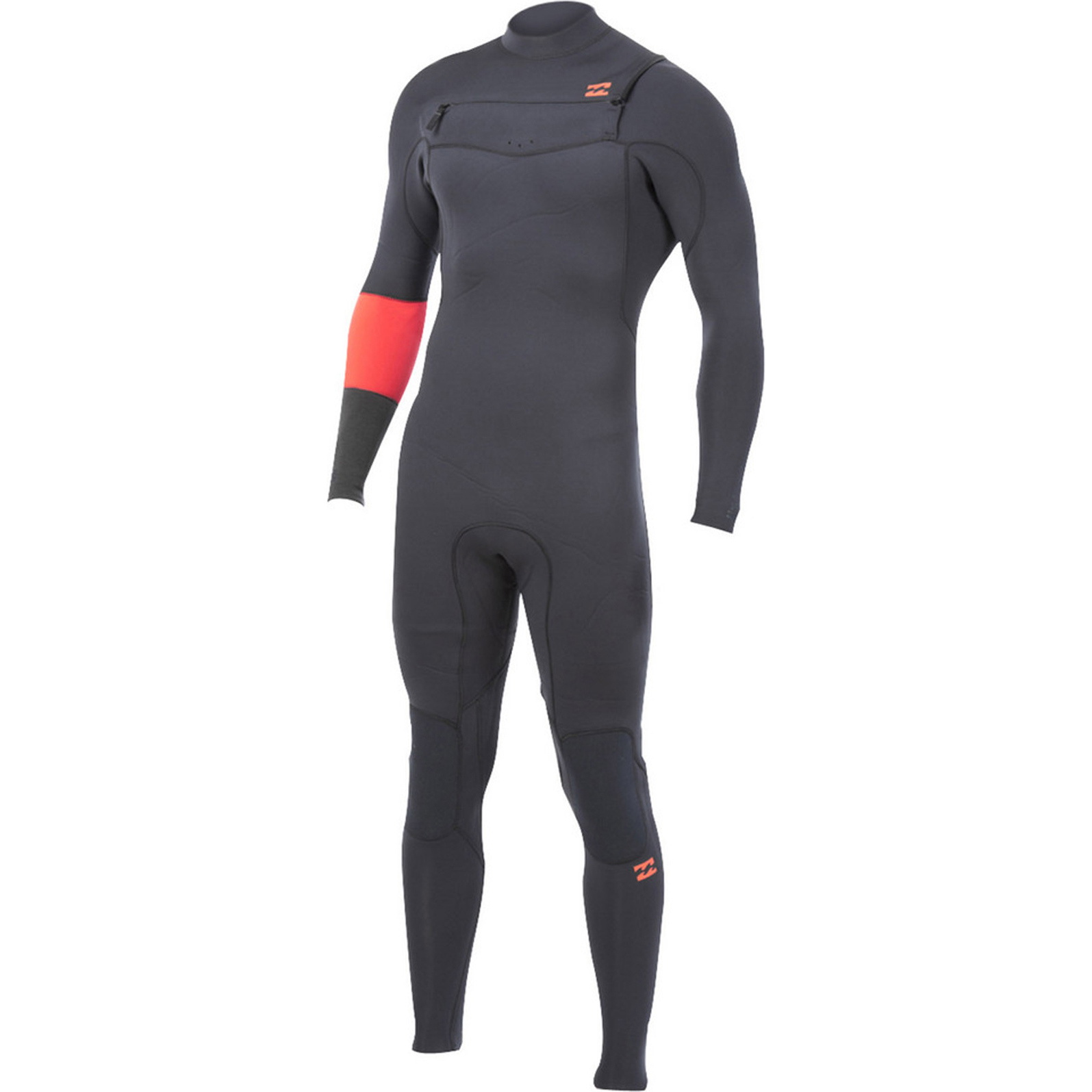Billabong Revolution Chest Zip 3/2mm Wetsuit in GRAPHITE Q43M04