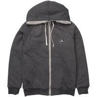 All Day Sherpa Zip Hoody DARK GREY HEATHER