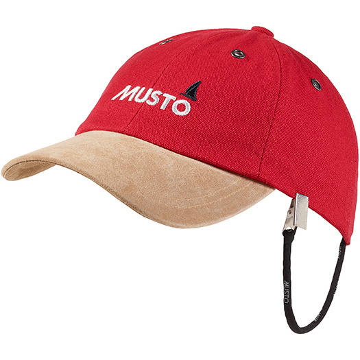 2026 Musto Evo Original Crew Cap in True Red AE0191