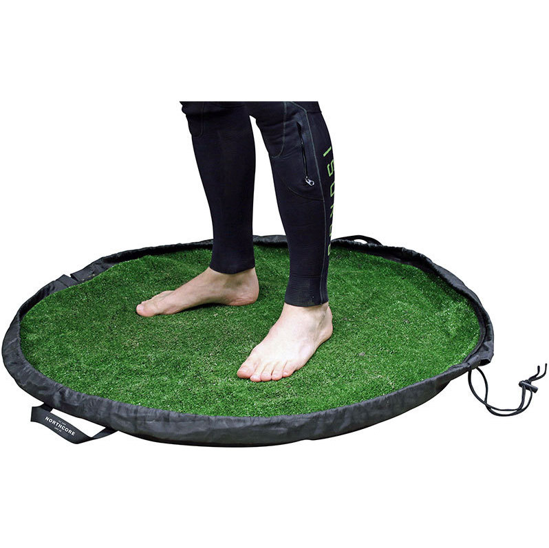 2026 Northcore Grass Waterproof Change Mat / Bag NOCOM02 - Black / Green