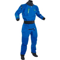 Atom Back Zip Whitewater Kayak Drysuit Blue