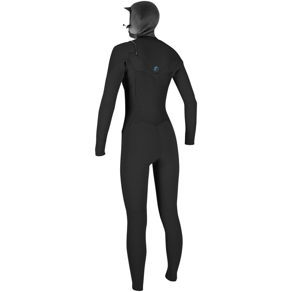O'Neill Womens O'Riginal 6/5/4mm Hooded Chest Zip Wetsuit BLACK 4998