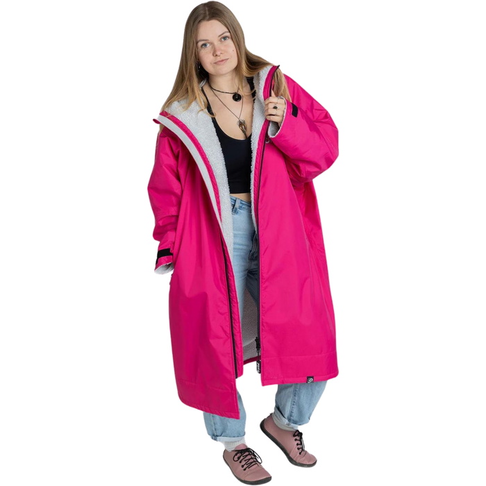 2026 Dryrobe Advance Long Sleeve Changing Robe DALSV3 - Pink / Light ...