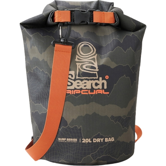 Sac Rip Curl Surf Series Barrel 20L – Imperméable, Section Humide/sèche, Bandoulière Amovible, 420D TPU, Pour La Plage