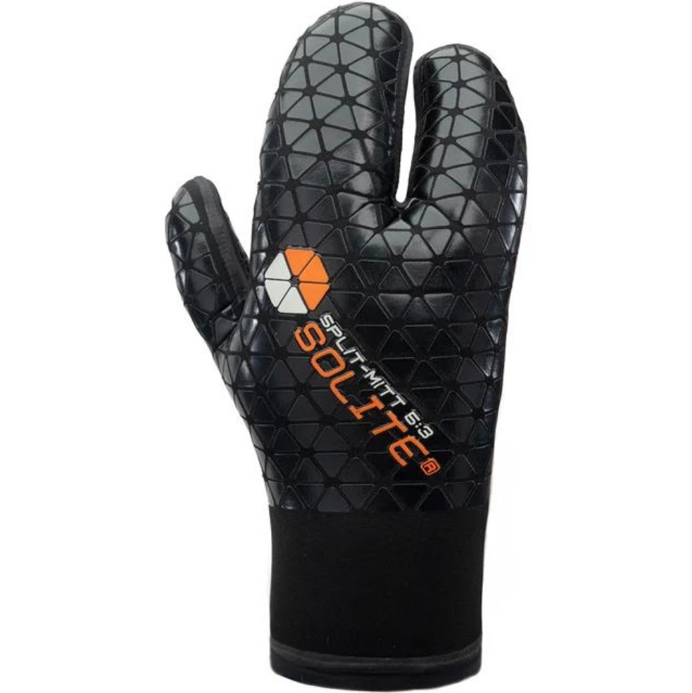 2025 Solite 5/3mm Split-Mitt Wetsuit Gloves 22025 - Black - 22017 ...