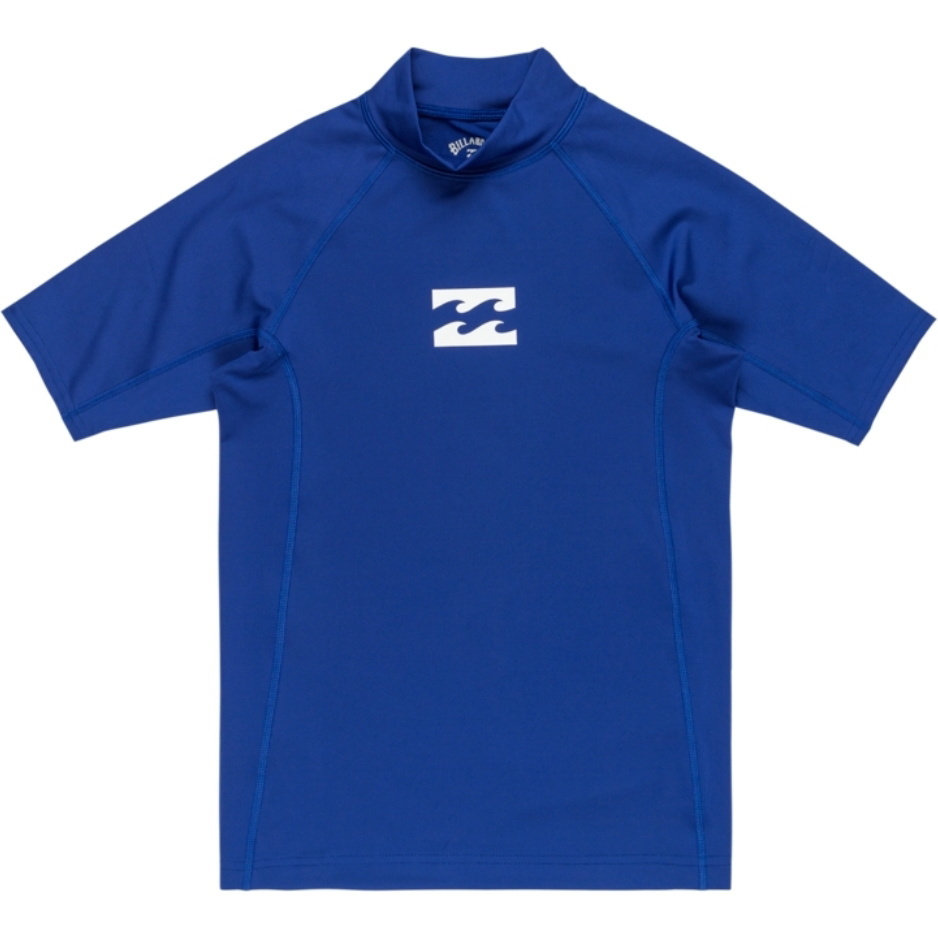 2026 Billabong Junior Waves All Day Short Sleeve Rash Vest EBBWR00101 ...