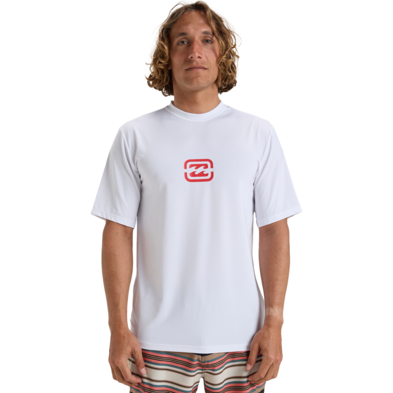 2025 Billabong Mens Bracket Wave Short Sleeve Rash Vest EBYWR03021 ...