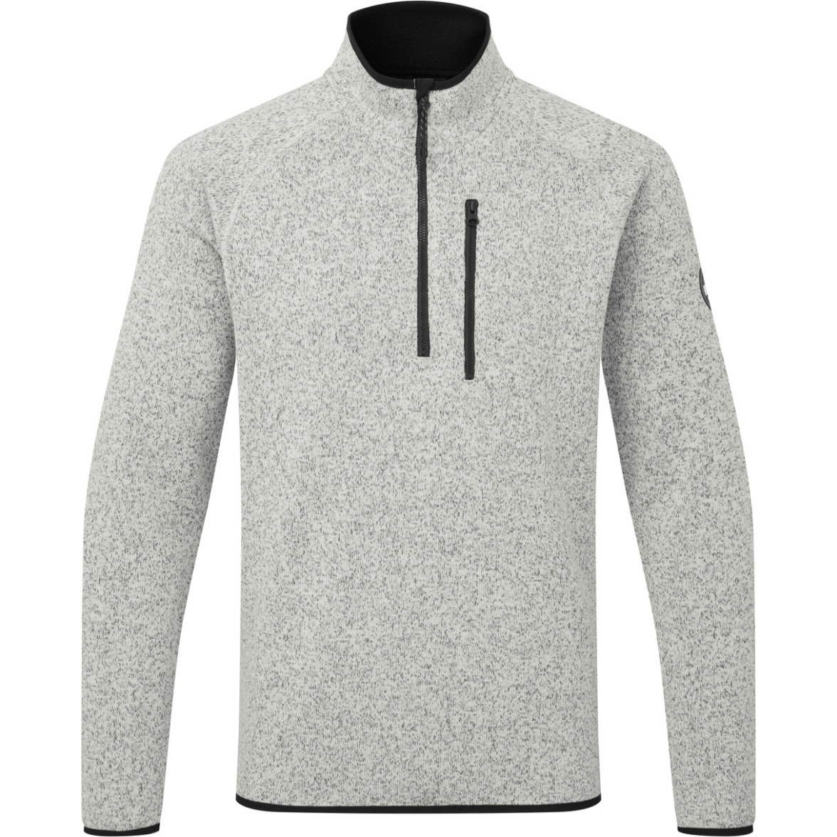 2026 Gill Mens Knit Fleece 1/4 Zip Fleece 1500 - Grey Marl - Sailing ...