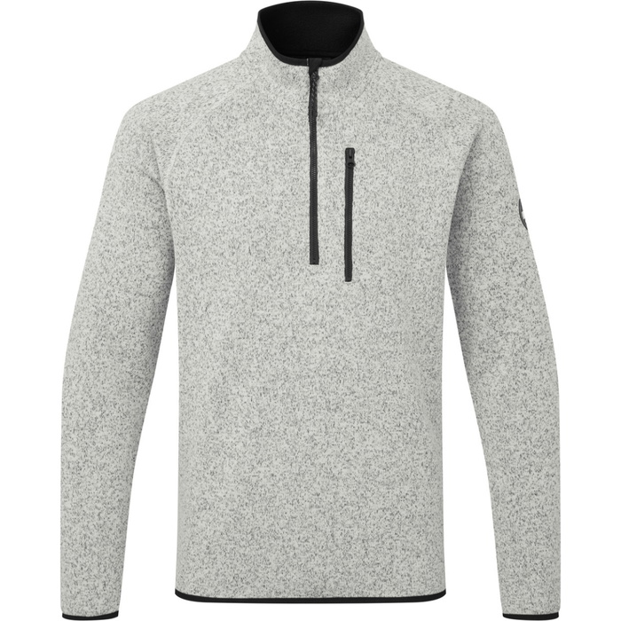 2026 Gill Mens Knit Fleece 1/4 Zip Fleece 1500 - Grey Marl - Sailing ...