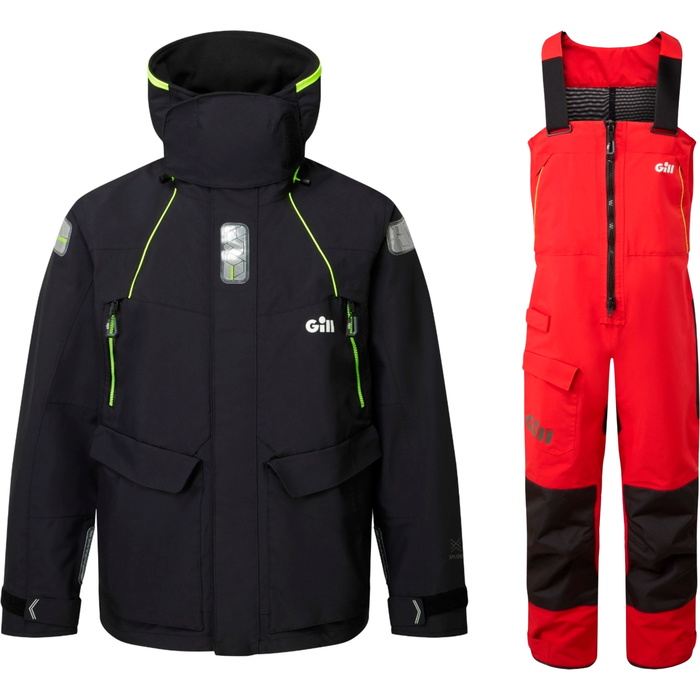 2026 Gill Mens OS2 Offshore Jacket & Trouser Combi Set GMOOJATCSBR ...
