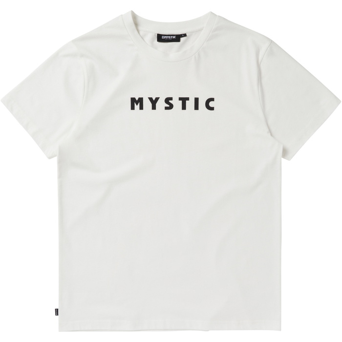 2026 Mystic Mens Brand Tee 35105 25081 - Off White - Clothing - Mens ...