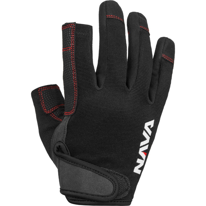 Nava Rys Nava Performance Nava Club Long Finger Gloves NAVACGLF01 - Black ...
