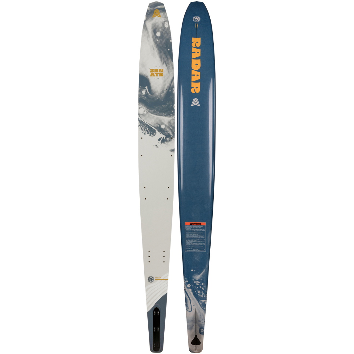 2025 Radar Alloy Senate Waterski R25SE-AL - Battleship Blue / Stone ...
