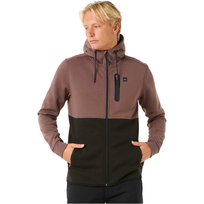 2025 Rip Curl Mens Anti-Series Fleece CFEDB9 - Mushroom Rock - Clothing ...