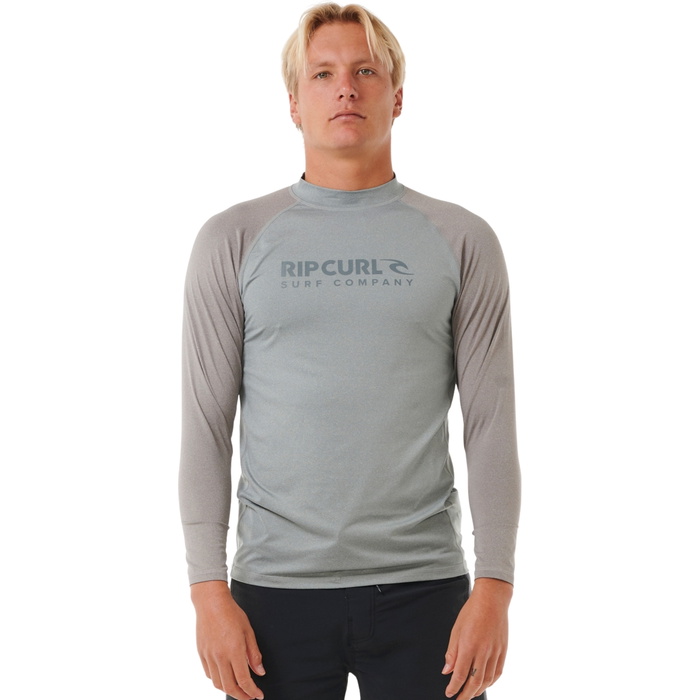 Shop Rip Curl Waves UPF Perf Short Sleeve Rash Vest In Black - Fast