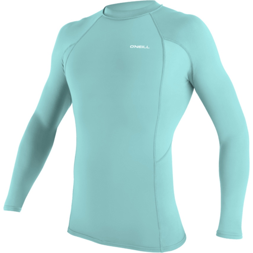 2026 O'Neill Mens Basic Skins Long Sleeve Rash Vest 5714 - Canal Blue ...