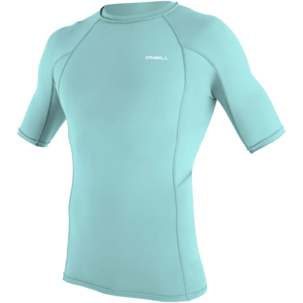 2026 O'Neill Mens Basic Skins Short Sleeve Rash Vest 5713 - Canal Blue ...