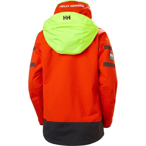 2021 Helly Hansen Womens Skagen Offshore Sailing Jacket & Trouser Combi Set - Cherry Tomato / Ebony