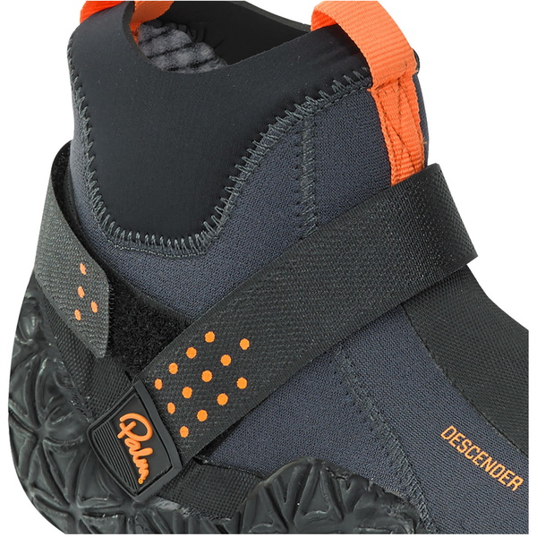 2026 Palm Descender 4mm Kayak Shoes 12340 - Jet Grey