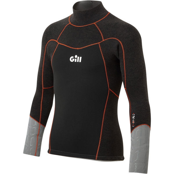 Gill Junior Zentherm 2.5mm GBS Neoprene Top 5001J - Black