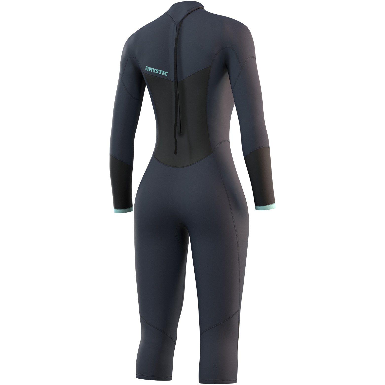 Mystic Womens Brand 3/2mm Long Arm Short Leg Back Zip Wetsuit 21032 - Night Blue
