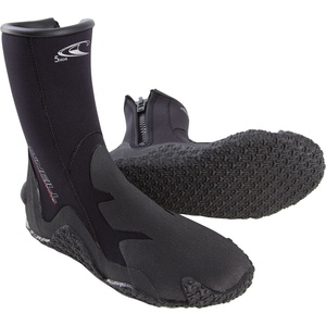 2026 O'neill 5mm Botas De Buceo Con Cremallera 3999 - Negro
