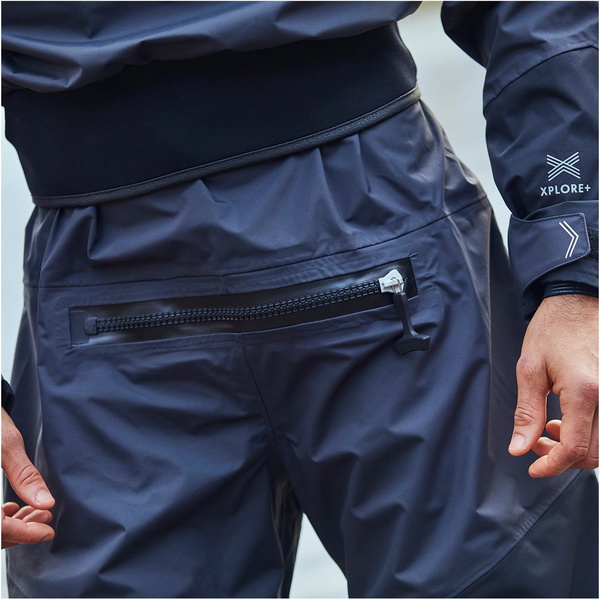 2026 Gill Verso Back Zip Drysuit & Con Zip 4805 - Graphite
