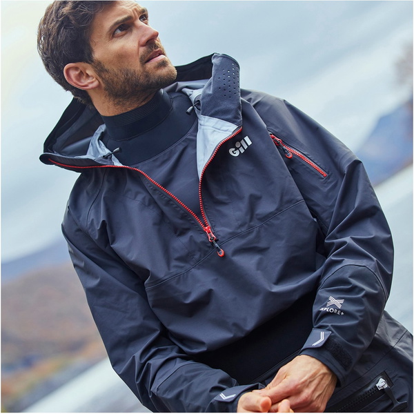 2026 Gill Verso Back Zip Drysuit & Con Zip 4805 - Graphite