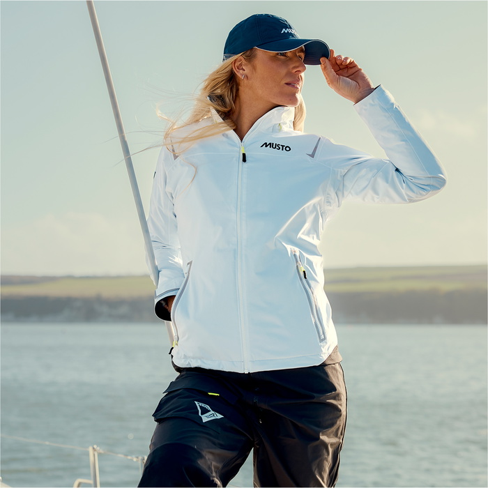 2025 Musto Womens BR1 Solent Sailing Jacket 82404 White