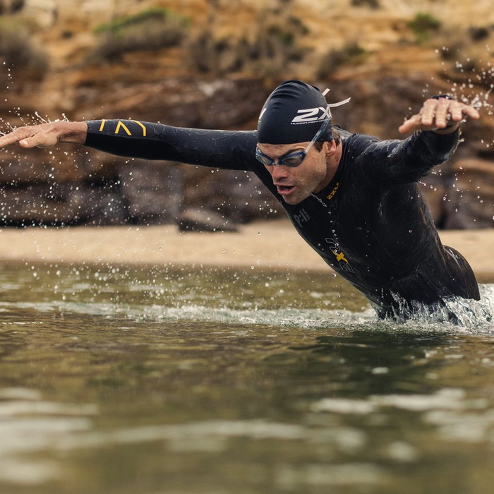 2XU Propel P:1 Wetsuit Heren - black/ambition