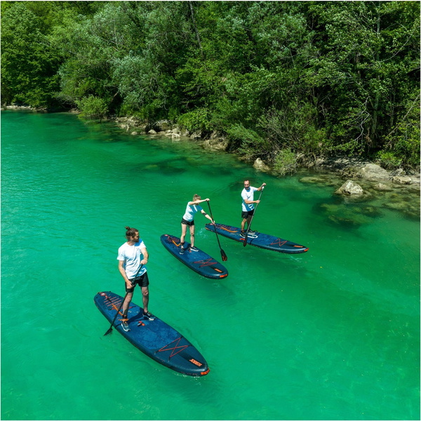 2025 Jobe Duna Elite 11'6 Inflatable SUP Paddle Board Package 486423004 - Board, Bag, Pump, Paddle, Fin & Leash