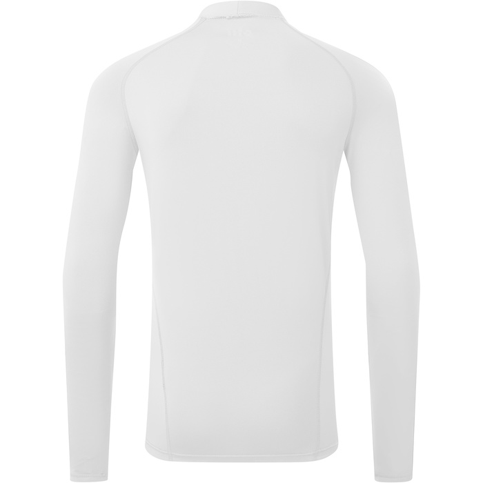 2026 Gill Mens Zenzero Long Sleeve Rash Vest 5109 - White - Wetsuits ...