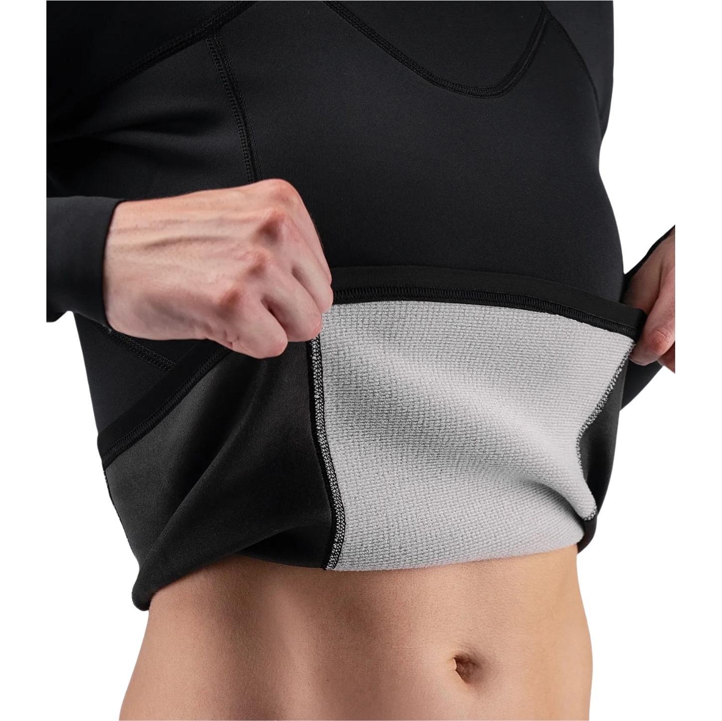 2026 Zhik Womens Microfleece Neoprene Wetsuit Top DTP-0530-BLK - Black ...