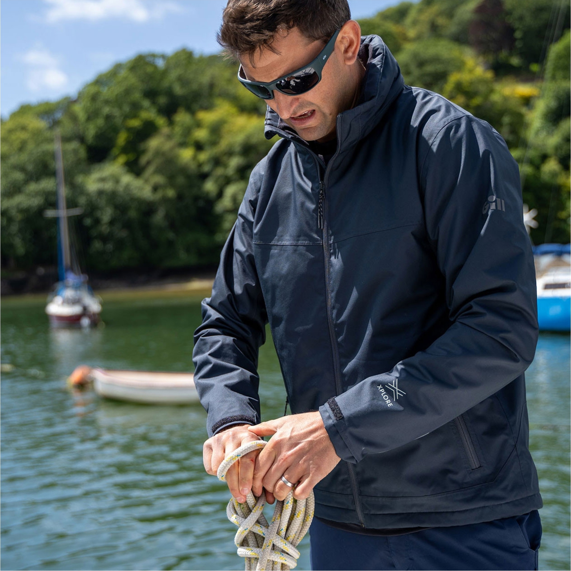 2026 Gill Mens Pilot Jacket CC90J - Navy - Sailing - Sailing - Yacht ...