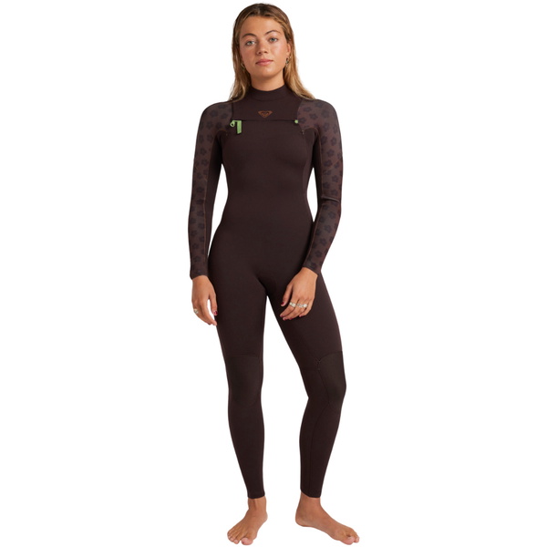 2025 Roxy Womens Elite XT 4/3mm Chest Zip Wetsuit ERJW103134 - Coconut ...