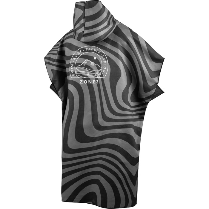 2026 ZONE3 Microfibre Changing Robe OW25UMFP104 - Black / Grey ...