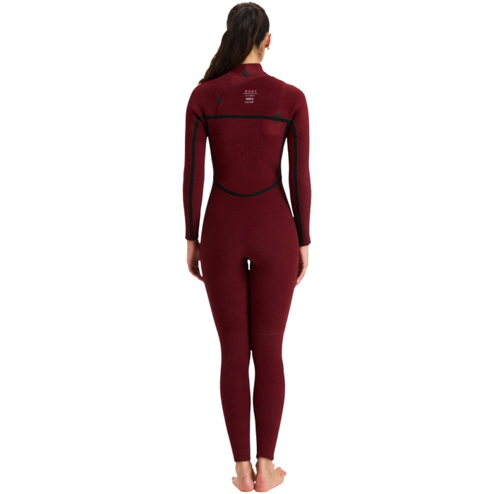 2025 Roxy Womens Rise Natural 4/3mm Chest Zip Wetsuit 26BW213507 - Salt ...