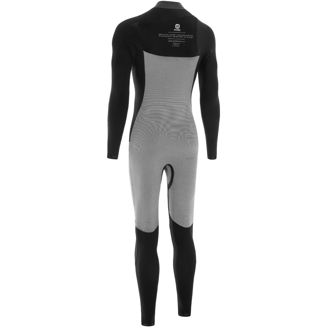 2026 Nyord Mens Solu Yulex 3/2mm Chest Zip Wetsuit SOLM32001 - Black ...