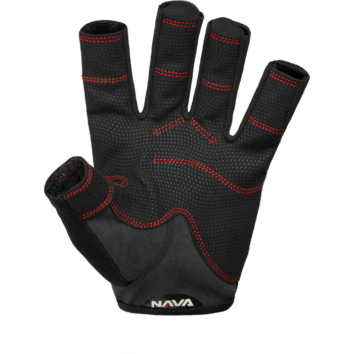 Nava Rys Nava Performance Nava Club Short Finger Gloves NAVACGSF01 - Black ...