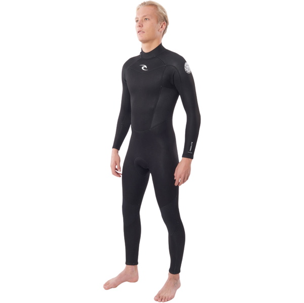 Traje De Neopreno Rip Curl FREELITE 5/3 | Full Suit Con Cremallera Trasera | Hombre | Negro