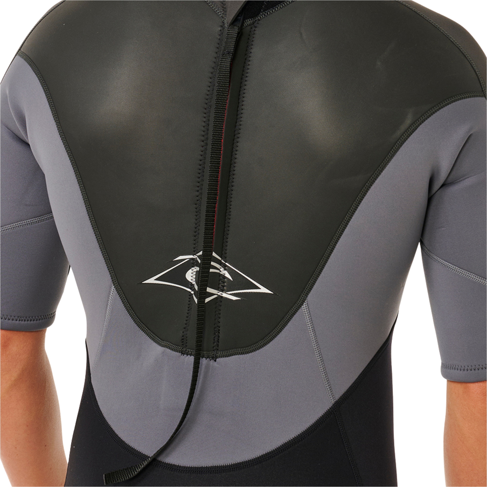 2026 Rip Curl Mens Omega 2mm Back Zip Shorty Wetsuit 128MSP - Grey ...