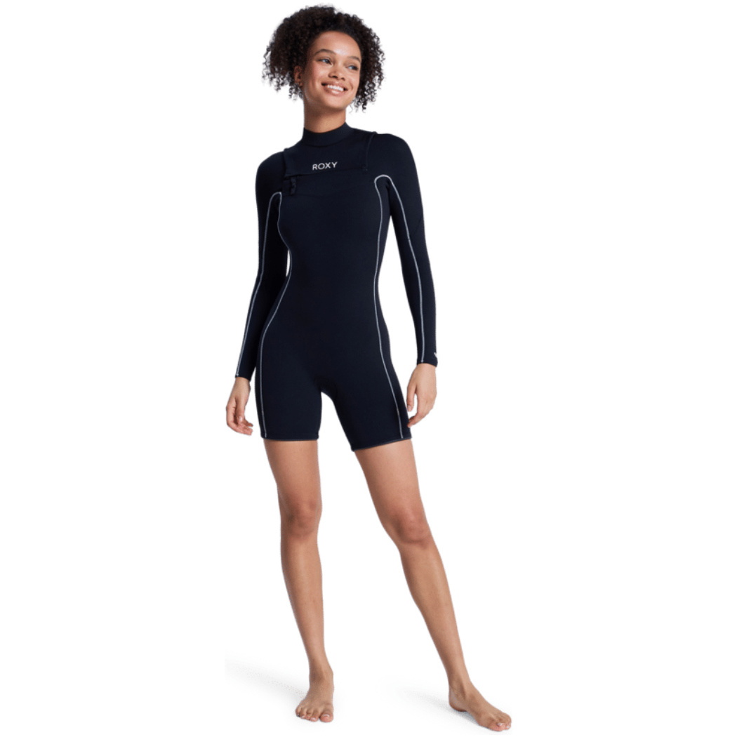 2026 Roxy Womens Elite Xtra Stretch 2mm Long Sleeve Chest Zip Spring ...