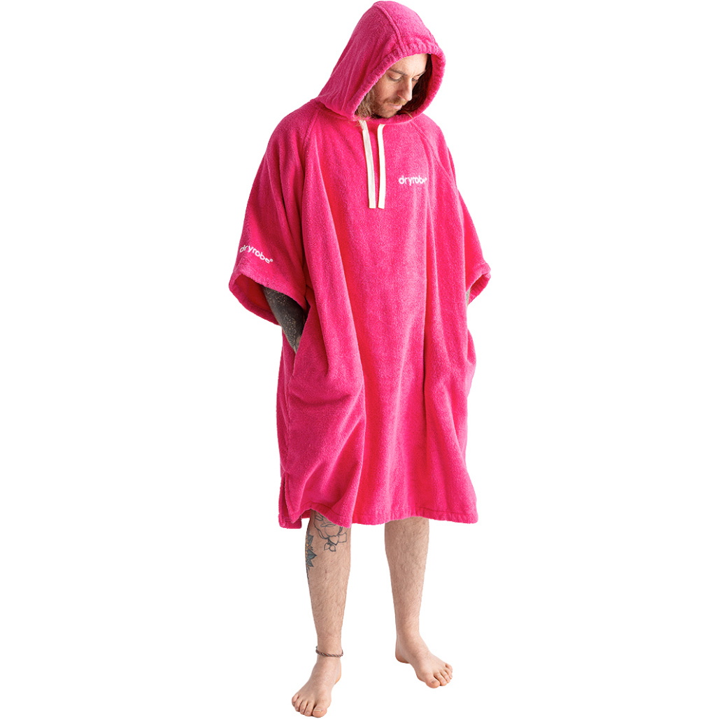 Pink Towel Robe 2026 Dryrobe Organic Towel Change Robe ORGANICTCRHP - Hot Pink ...