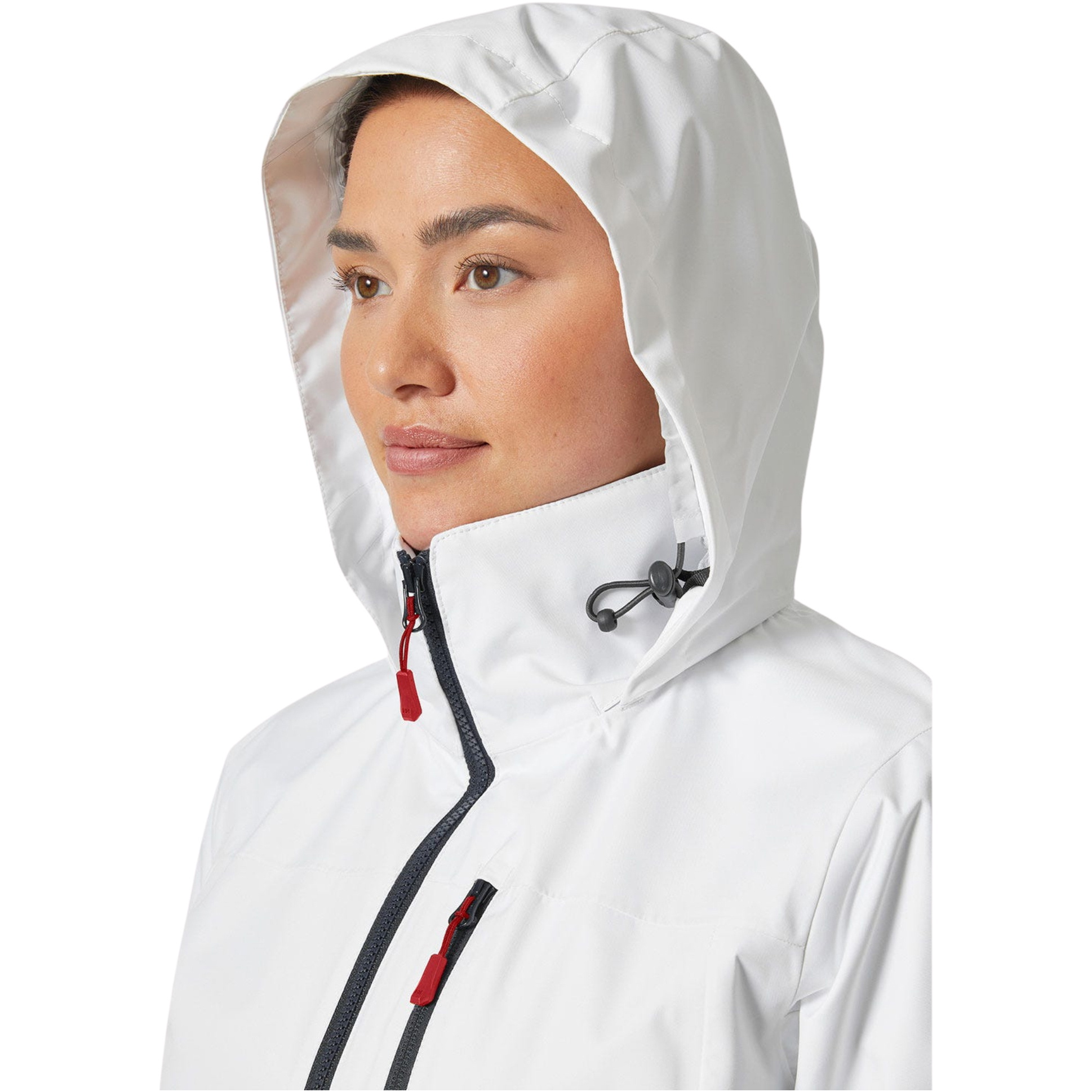 2026 Helly Hansen Womens Crew Hooded Sailing Jacket 2 0 34448 - White ...